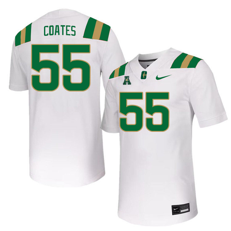 Charlotte 49ers #55 Colin Coates College Football Jerseys Stitched Sale-White